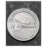 1 TROY OZ .999 FINE SILVER 1976 BICENTENNIAL NEW MEXICO ROUND