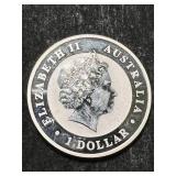 2012 AUSTRALIAN KOOKABURRA 1 TROY OZ .999 FINE SILVER