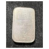 1 TROY OZ .999 FINE SILVER ASSAY BAR