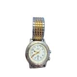 Timex Indiglo Alarm Wristwatch with Two-Tone Expansion Band