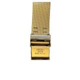 Seiko Quartz Gold-Tone Mesh Band Wristwatch