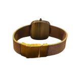 Seiko Quartz Gold-Tone Mesh Band Wristwatch