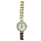 Cartier Paris Swiss Quartz Ladies Watch with Gold and Silver-Tone Chain Bracelet