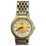 Seiko Quartz Gold-Tone Wristwatch with Roman Numeral Dial