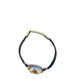 Vintage J.B. Hudson 17 Jewels Ladies Wristwatch with Black Cord Band