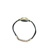 Vintage J.B. Hudson 17 Jewels Ladies Wristwatch with Black Cord Band