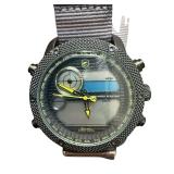 Shark Sport Watch with Gray Nylon Strap and Multi-Function Dial