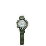 Smael Digital Analog Green Sport Watch with Water Resistant Band