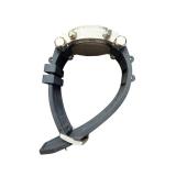 Infantry Stainless Steel Analog Digital Wristwatch with Black Rubber Strap