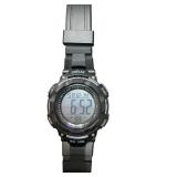 Diray Digital Sports Watch WR50M Black Resin Strap
