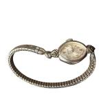 Vintage Benrus Ladies Silver Tone Wristwatch with Expansion Band