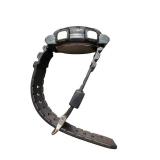 Digital Sports Wristwatch with Black Plastic Band and Alarm