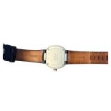 Alessi AL5010 Quartz Watch by Piero Lissoni with Leather Strap