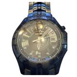 Seiko Kinetic Wristwatch with Metal Band and Date Indicator