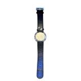 Jalga Quartz Wristwatch with Black Leather Strap