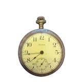 Antique American Waltham Pocket Watch with Floral Engraving