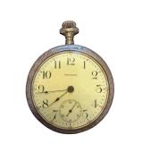 Antique American Waltham Pocket Watch with Floral Engraving