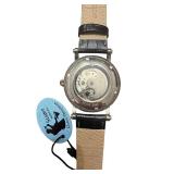 Stauer Automatic Classic Timepieces Wristwatch with Black Leather Band