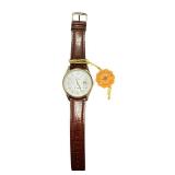 Stuhrling Original Automatic Wristwatch with Brown Leather Strap