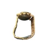 Stauer Automatic Gold Tone Wristwatch with Chronograph and Metal Band