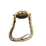 Stauer Automatic Gold Tone Wristwatch with Chronograph and Metal Band