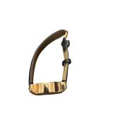 Stauer Chronograph Gold-Tone Watch with Leather Band