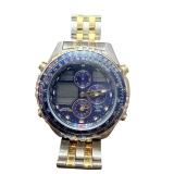 Citizen Navihawk Chronograph Watch with Stainless Steel Two-Tone Band