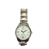 Timex Stainless Steel Analog Wristwatch with Metal Bracelet
