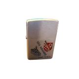 Vintage Zippo Lighter USS Collett DD 730 Navy Collectible