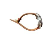 Vremir USSR Komandirskie Mechanical Wristwatch with Brown Leather Strap