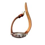 Vremir USSR Komandirskie Mechanical Wristwatch with Brown Leather Strap