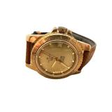 Vostok Komandirskie Russian Wristwatch with Brown Leather Band