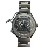 Citizen Eco-Drive Black Stainless Steel Chronograph Watch with Tag