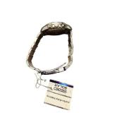 Seiko Solar Stainless Steel Chronograph Wristwatch with Tag