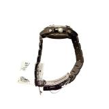 Seiko SSC143 Stainless Steel Solar Chronograph Watch with Original Tag