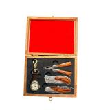 Guidesman Multi-Tool Gift Set with Watch and Wooden Display Box