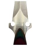 Frost Cutlery Japan Boot Knife with Sheath and Wood Handle