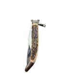 Viralina Inox Multi-Blade Folding Knife with Stag Handle