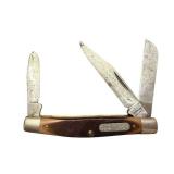 Set of 2 Old Timer Multi-Blade Pocket Knives