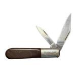 Pair of Vintage Barlow Folding Pocket Knives with Brown Handles