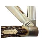 Schrade Uncle Henry and Imperial Pocket Knives with Stag Handles - Set of 2