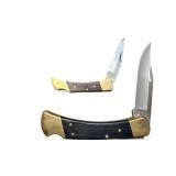 Buck 110 Folding Knife and Pakistan Stainless Folding Knife Set
