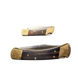 Buck 110 Folding Knife and Pakistan Stainless Folding Knife Set