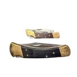 Buck 110 Folding Knife and Pakistan Stainless Folding Knife Set
