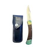 Buck 110 Folding Hunter Knife with Sheath