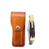 Uncle Henry Model 127UH Folding Pocket Knife with Sheath