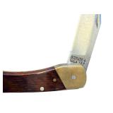 Schrade USA 8OT Folding Pocket Knife with Leather Sheath