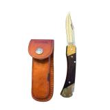 Schrade USA 127UH Uncle Henry Folding Pocket Knife with Sheath