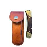 Schrade USA 127UH Uncle Henry Folding Pocket Knife with Sheath
