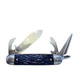 Forest-Master Vintage Multi-Tool Pocket Knife with Original Box